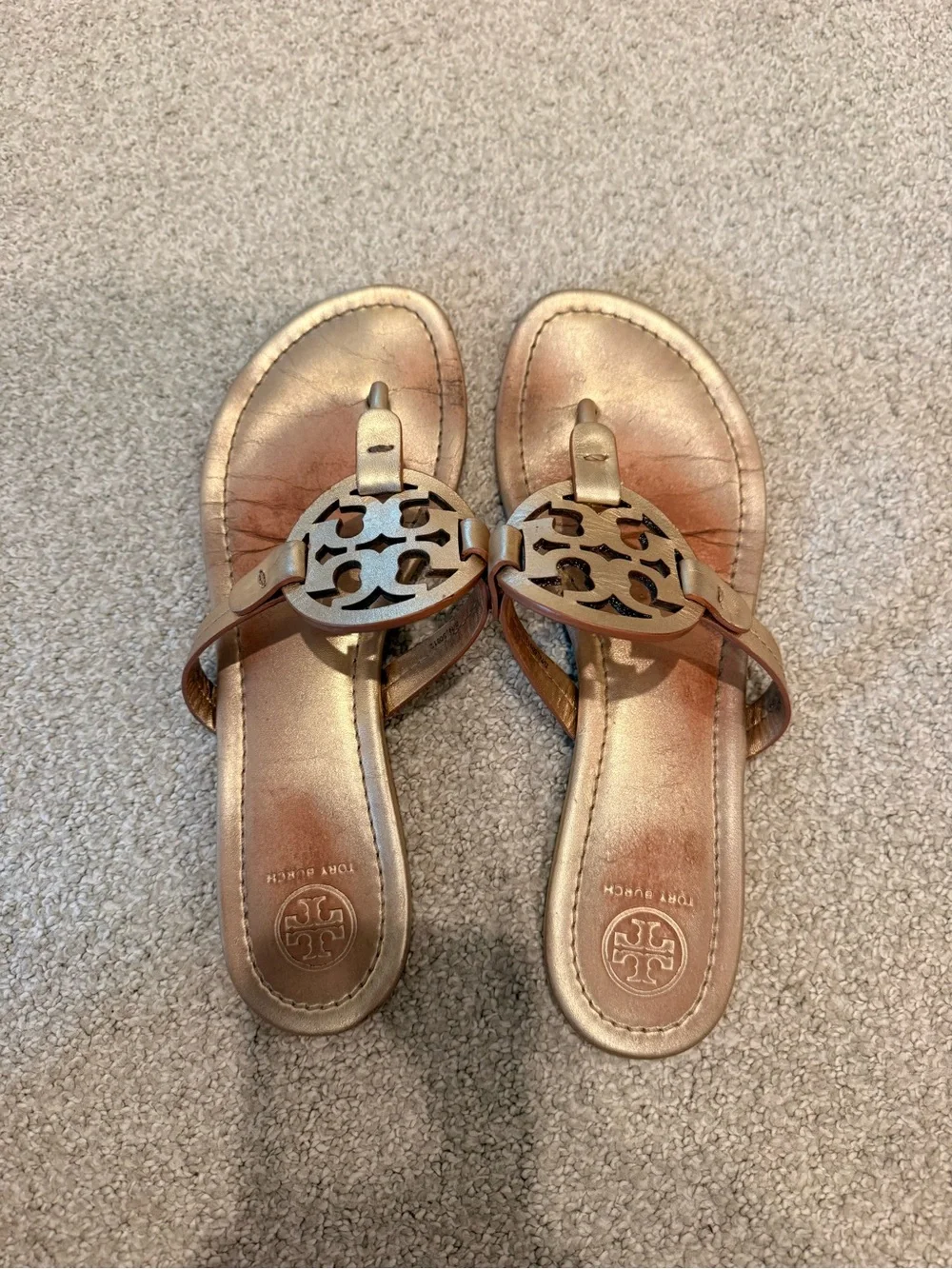 Tory Burch Miller Rose Gold Size 9